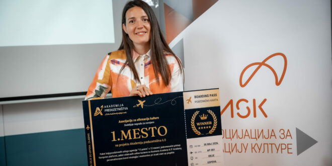 Lično iskustvo pretvorila u biznis – Anđelka Arsić pobednica šeste Akademije preduzetništva
